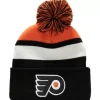 Mitchell & Ness Knit-Stripe Pom Knit Philadelphia Flyers