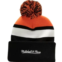 Mitchell & Ness Knit-Stripe Pom Knit Philadelphia Flyers