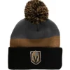 Mitchell & Ness Knit-Stripe Pom Knit Vegas Golden Knights