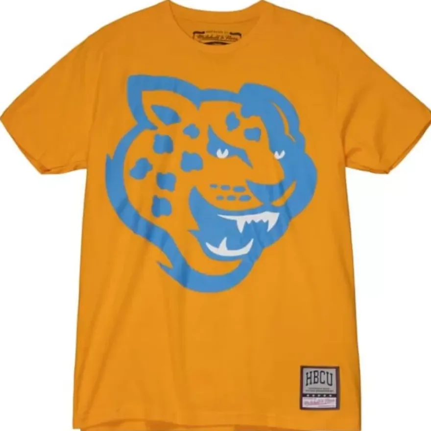 Mitchell & Ness T-Shirts & Tops-Su Oversized Mascot Tee Southern University And A&M College