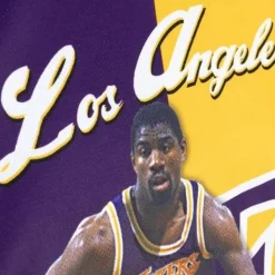 Mitchell & Ness T-Shirts & Tops-Sublimated Player Tank Los Angeles Lakers Magic Johnson