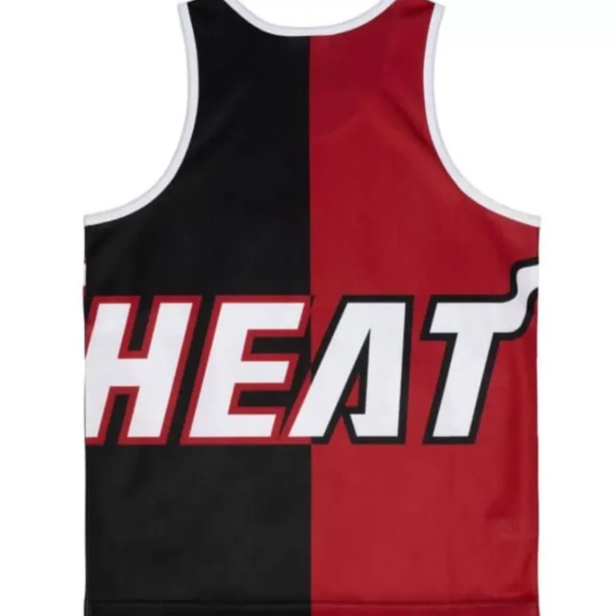 Mitchell & Ness T-Shirts & Tops-Sublimated Player Tank Miami Heat Dwyane Wade