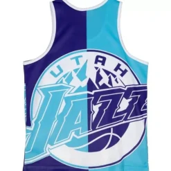 Mitchell & Ness T-Shirts & Tops-Sublimated Player Tank Utah Jazz Karl Malone