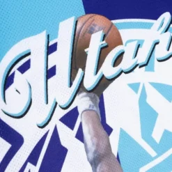 Mitchell & Ness T-Shirts & Tops-Sublimated Player Tank Utah Jazz Karl Malone