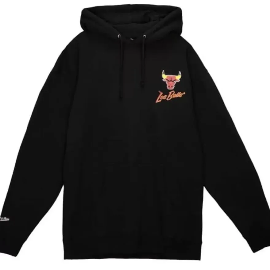 Mitchell & Ness Hoodies & Sweatshirts-Sugar Skull Hoodie Chicago Bulls