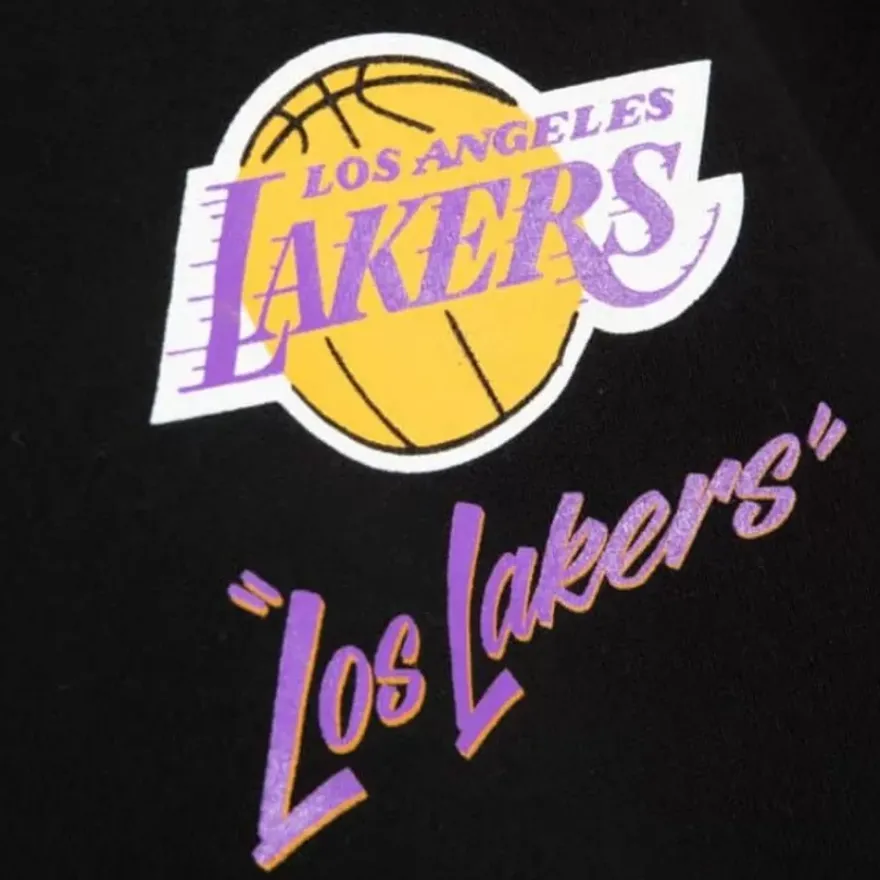 Mitchell & Ness Hoodies & Sweatshirts-Sugar Skull Hoodie Los Angeles Lakers