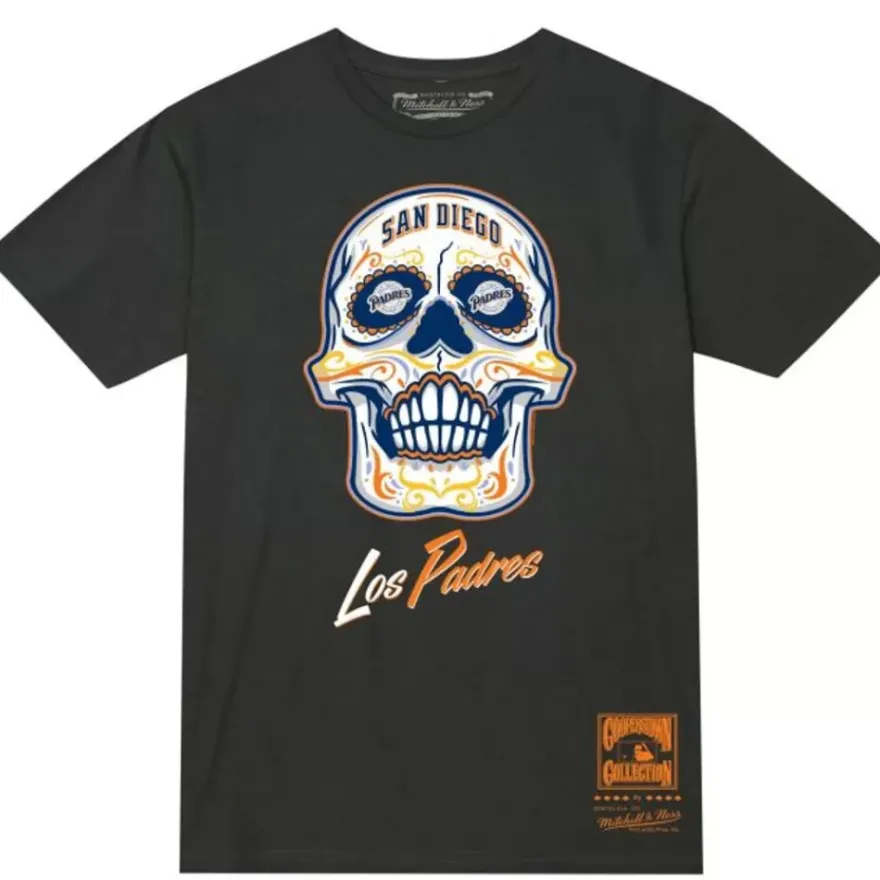 Mitchell & Ness T-Shirts & Tops-Sugar Skull Tee San Diego Padres