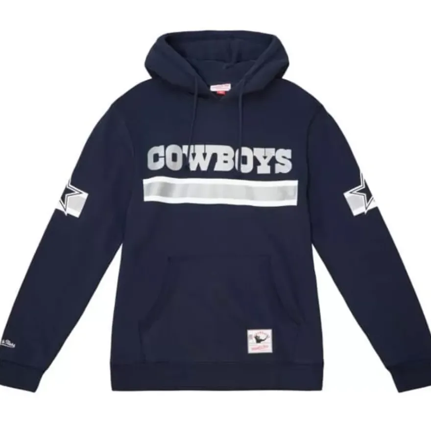 Mitchell & Ness Hoodies & Sweatshirts-Super Stripes Po Hoody Dallas Cowboys