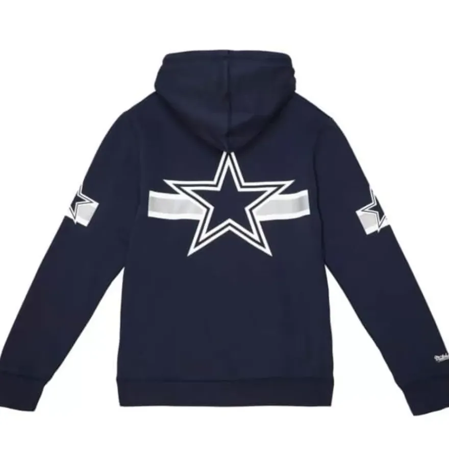 Mitchell & Ness Hoodies & Sweatshirts-Super Stripes Po Hoody Dallas Cowboys
