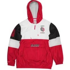 Mitchell & Ness Jackets & Outerwear-Surprise Win Windbreaker Portland Trail Blazers