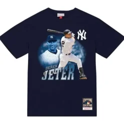 Mitchell & Ness T-Shirts & Tops-Swing Tee New York Yankees Derek Jeter
