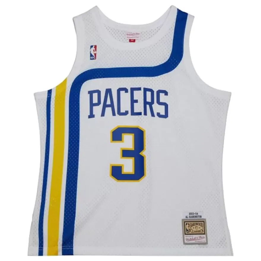 Mitchell & Ness Nba Swingman-Swingman Al Harrington Indiana Pacers White Hwc 2003-04 Jersey