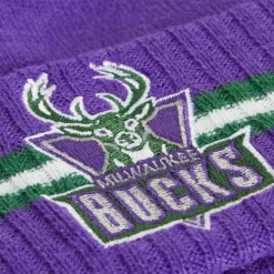 Mitchell & Ness Knit-Swingman Cuff Knit Hwc Milwaukee Bucks