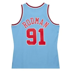 Mitchell & Ness Nba Swingman-Swingman Dennis Rodman Chicago Bulls Sky Blue Jersey