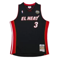 Mitchell & Ness Nba Swingman-Swingman Dwyane Wade Miami Heat Dark El Heat 2008 Jersey