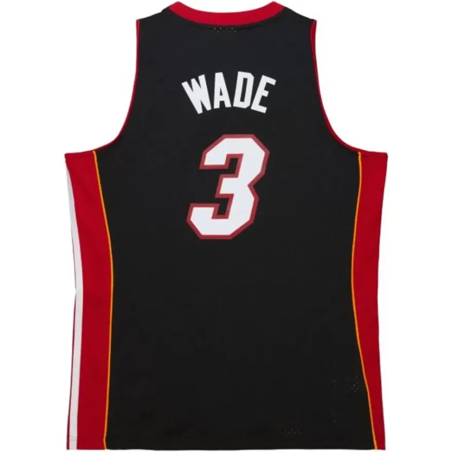 Mitchell & Ness Nba Swingman-Swingman Dwyane Wade Miami Heat Black 2012-13 Jersey