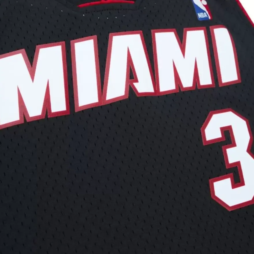 Mitchell & Ness Nba Swingman-Swingman Dwyane Wade Miami Heat Black 2012-13 Jersey