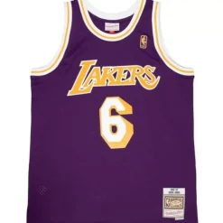 Mitchell & Ness Nba Swingman-Swingman Eddie Jones Los Angeles Lakers Road 1996-97 Jersey