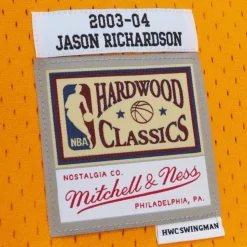 Mitchell & Ness Nba Swingman-Swingman Jason Richardson Golden State Warriors Hwc 2003-04 Jersey