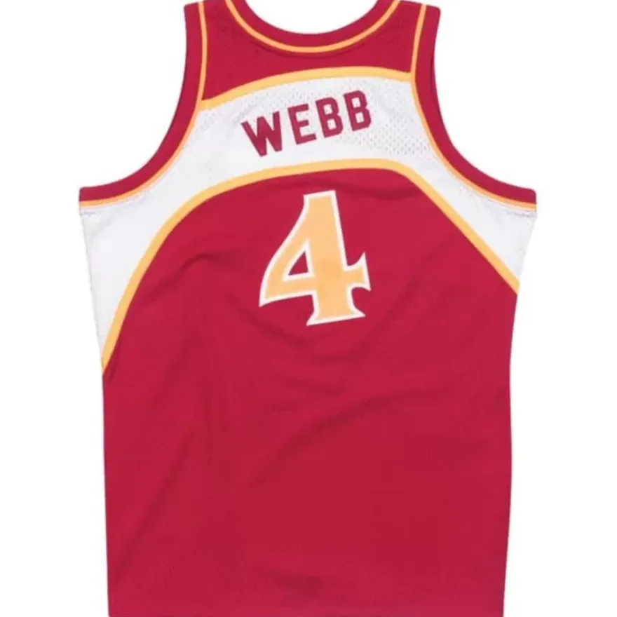 Mitchell & Ness Nba Swingman-Swingman Jersey Atlanta Hawks Road 1986-87 Spud Webb