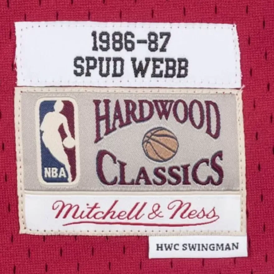Mitchell & Ness Nba Swingman-Swingman Jersey Atlanta Hawks Road 1986-87 Spud Webb