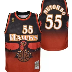 Mitchell & Ness Big Kids-Swingman Jersey Atlanta Hawks 1996-97 Dikembe Mutombo