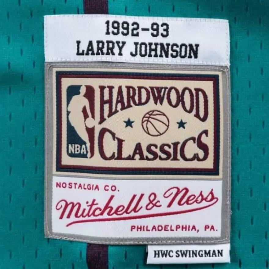 Mitchell & Ness Nba Swingman-Swingman Jersey Charlotte Hornets Road 1992-93 Larry Johnson