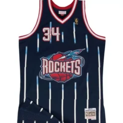 Mitchell & Ness Big Kids-Swingman Jersey Houston Rockets Road 1996-97 Hakeem Olajuwon
