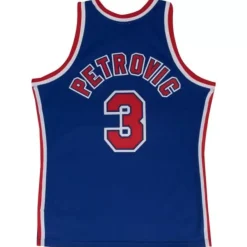 Mitchell & Ness Nba Swingman-Swingman Jersey New Jersey Nets Road 1992-93 Drazen Petrovic