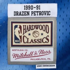Mitchell & Ness Nba Swingman-Swingman Jersey New Jersey Nets 1990-91 Drazen Petrovic