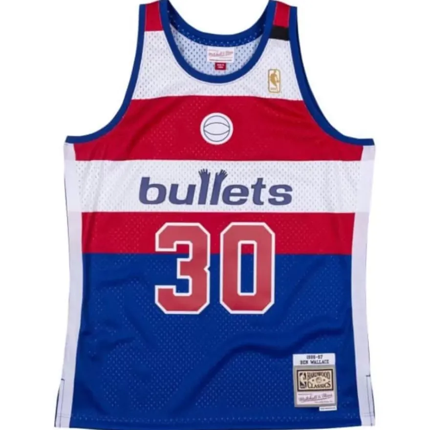 Mitchell & Ness Nba Swingman-Swingman Jersey Washington Bullets 1996-97 Ben Wallace