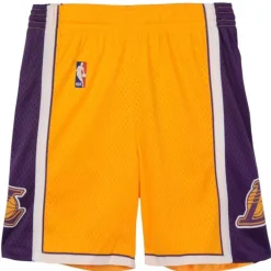 Mitchell & Ness Big Kids-Swingman Los Angeles Lakers Home Shorts