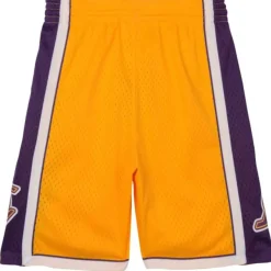 Mitchell & Ness Big Kids-Swingman Los Angeles Lakers Home Shorts