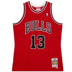 Mitchell & Ness Nba Swingman-Swingman Luc Longley Chicago Bulls Road 1997-98 Jersey