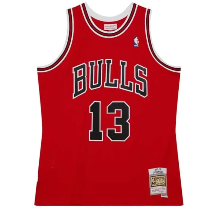 Mitchell & Ness Nba Swingman-Swingman Luc Longley Chicago Bulls Road 1997-98 Jersey