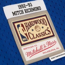 Mitchell & Ness Nba Swingman-Swingman Mitch Richmond Sacramento Kings 1992-93 Jersey