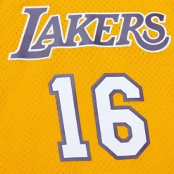 Mitchell & Ness Nba Swingman-Swingman Pau Gasol Los Angeles Lakers Gold 2009-10 Jersey