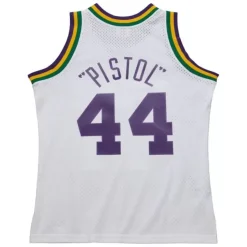 Mitchell & Ness Nba Swingman-Swingman Pete Maravich New Orleans Jazz White 1974-75 Jersey