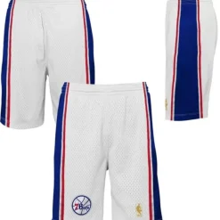 Mitchell & Ness Big Kids-Swingman Philadelphia 76Ers Home 1996-97 Shorts