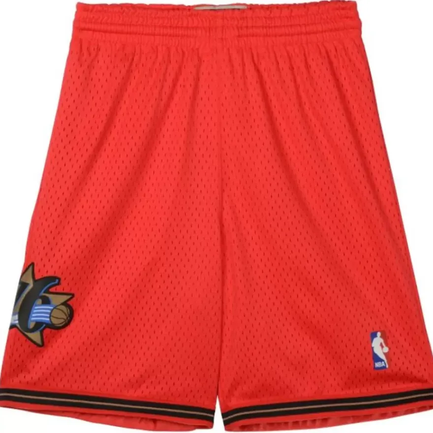 Mitchell & Ness Big Kids-Swingman Philadelphia 76Ers Shorts