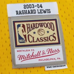 Mitchell & Ness Nba Swingman-Swingman Rashard Lewis Seattle Supersonics Hwc 2003-04 Jersey