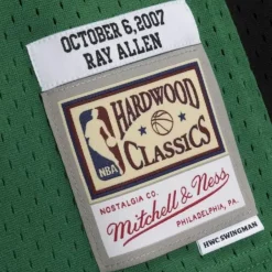 Mitchell & Ness Nba Swingman-Swingman Ray Allen Boston Celtics 2007-08 Jersey