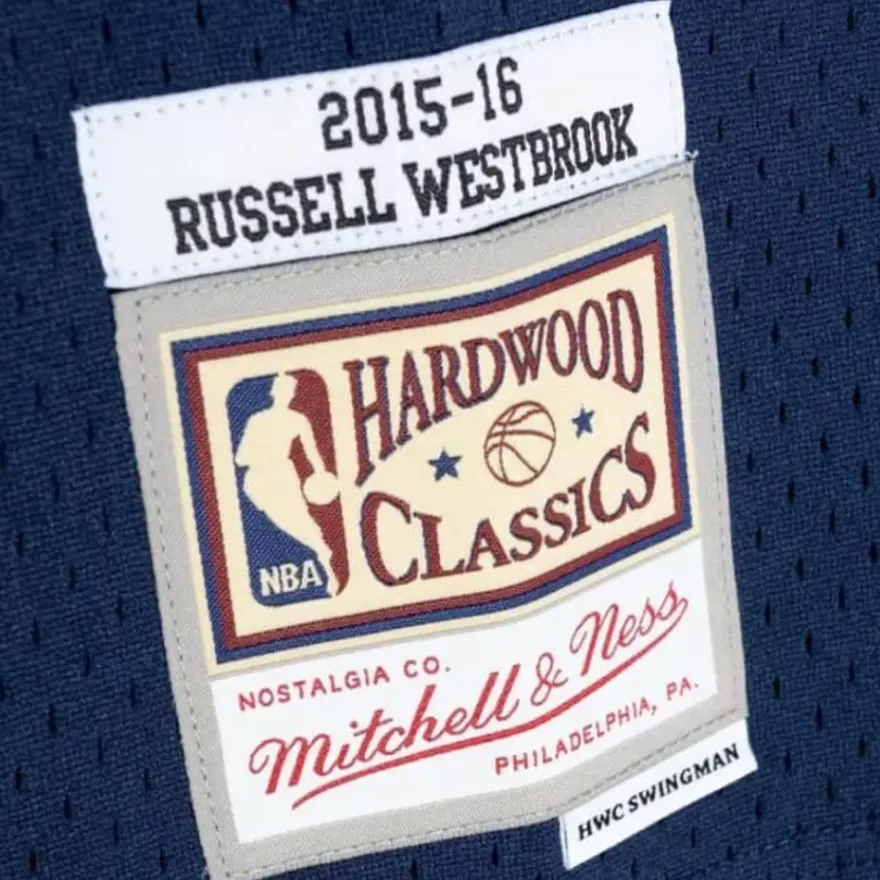 Mitchell & Ness Nba Swingman-Swingman Russell Westbrook Oklahoma City Thunder Alternate 2015-16 Jersey