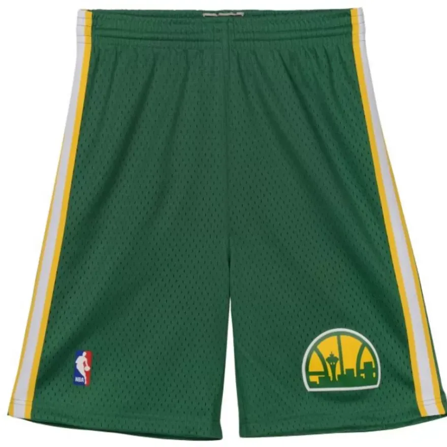 Mitchell & Ness Big Kids-Swingman Seattle Supersonics Road 1994-95 Shorts