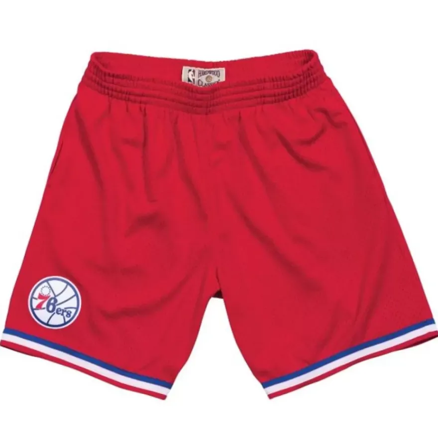 Mitchell & Ness Nba Swingman-Swingman Shorts Philadelphia 76Ers Road 1982-83
