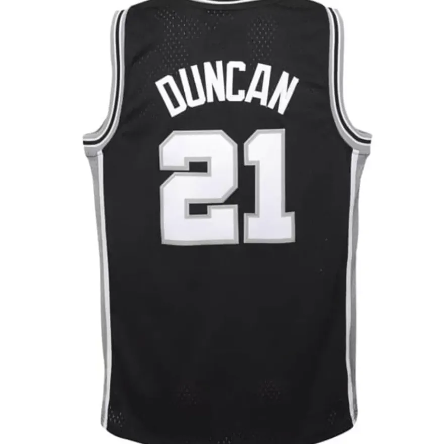 Mitchell & Ness Big Kids-Swingman Tim Duncan San Antonio Spurs Road 1998-99 Jersey