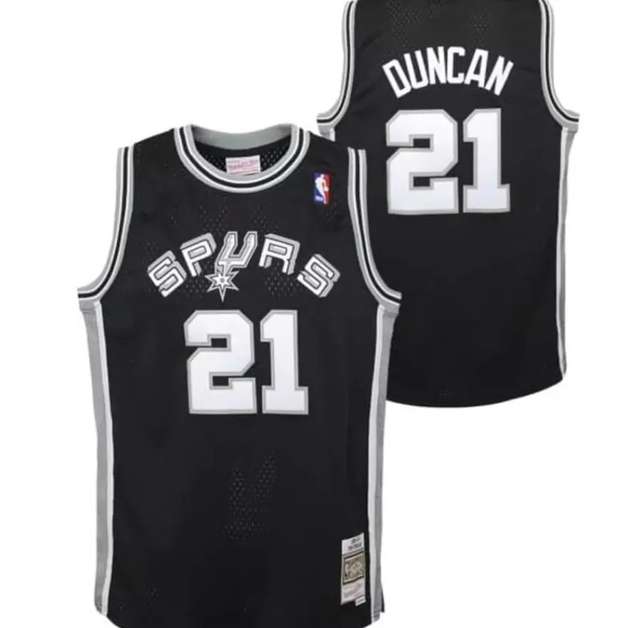 Mitchell & Ness Big Kids-Swingman Tim Duncan San Antonio Spurs Road 1998-99 Jersey