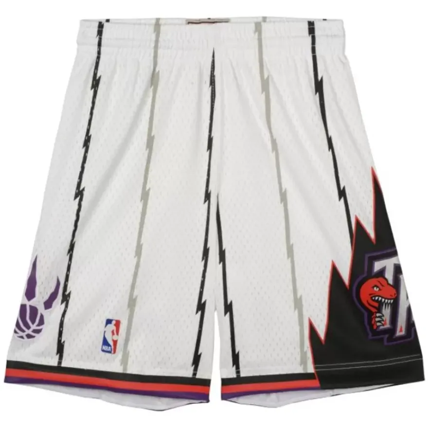 Mitchell & Ness Big Kids-Swingman Toronto Raptors Home Shorts