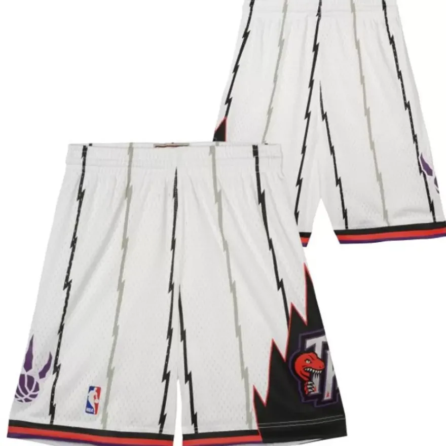Mitchell & Ness Big Kids-Swingman Toronto Raptors Home Shorts