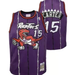 Mitchell & Ness Big Kids-Swingman Vince Carter Toronto Raptors Road 1998-99 Jersey